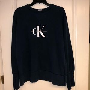 Vintage Calvin Klein Sweater. Black. Size Medium